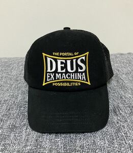 DEUS EX MACHINA デウス エクス マキナ キャップ 帽子 ブラック 黒 古着 TENDERLOIN テンダーロイン ハーレー NEIGHBORHOOD WTAPS Harley