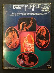 ★DEEP PURPLE SONG BOOK ディープ・パープル ソング・ブック★全24曲★輸入楽譜/コード譜★bic3★GAK-070★