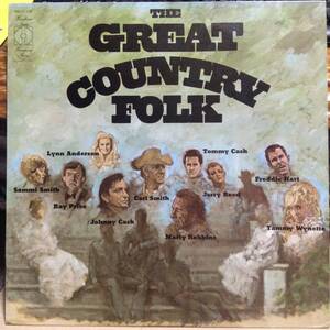 The Great Country Folk／カントリー・コンピレーション　 (LPレコード) 10人の歌手