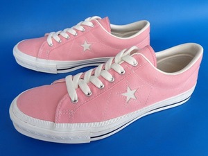 14148■美品 日本製 CONVERSE ONESTAR J MADE IN JAPAN コンバース ワンスター 日本製 キャンバス 28 ピンク