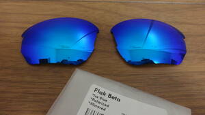 480円引き！★オークリー フラックベータ用 カスタム偏光レンズ ICE BLUE Color Polarized 新品 Oakley Flak Beta Sunglasses