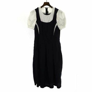 COMME des GARCONS コムデギャルソン 17AW ドッキングプルオーバーワンピース ネイビー サイズ:S レディース ITZHNN769OAU