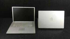 ★湘/Apple/ノートパソコン/Power Book G4/2点セットまとめ売り/動作未確認/A1095/A1138/2004～05年製/アップル/5.10-32KS