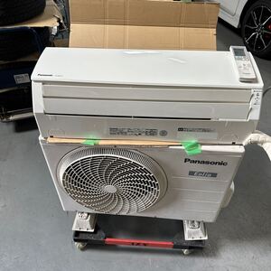 パナソニック ルームエアコン 200V CS407CJ2 動作品 冷房4kw 暖房5kw 14畳用 Eolia ナノイー リモコン付 室外機 nanoe エオリア