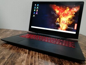 4K液晶搭載 Lenovo Y700 ゲーミングノートPC corei7 6700HQ GTX960M メモリ8GB(即決時16GB) SSD512GB 15.6インチ Windows11 office 充電器