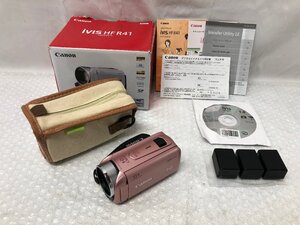 k160*80 【現状品】 １円～ CANON キャノン iVIS HF R41 HD ビデオカメラ 未検品 ジャンク ビデオカメラ