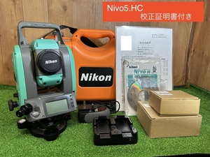 001♪おすすめ商品♪Nikon ニコン トータルステーション Nivo5.HC 付属品あり 校正証明書あり(2024年10月15日)