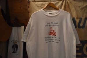 デッドストック品グッドプリント90sビンテージONEITAオニータ半袖両面プリントTシャツXXL白ホワイト未使用品アメカジストリートn23809