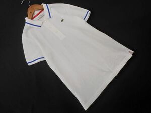 LACOSTE ラコステ ワンポイントロゴ ポロシャツ size36/白 ■◆ ☆ eec7 レディース