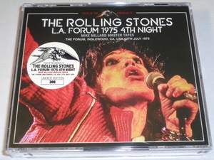 THE ROLLING STONES/L.A FORUM　1975　4TH NIGHT（MIKE MILLARD　MASTER TAPES）3CD