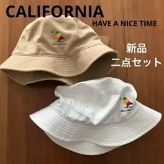 【新品タグ付き】二点セット♡CALIFORNIA♡ハット♡日本製