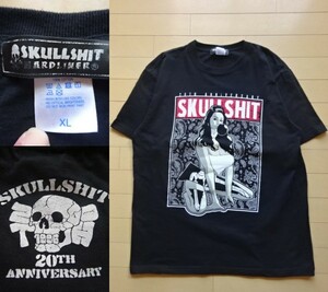 【SKULLSHIT】20周年記念 Tシャツ ブラック SIZE:XL (スカルシット)