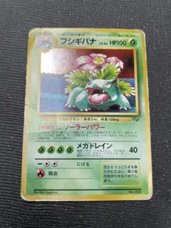 １　旧裏　ポケモンカード フシギバナ　GB 強全面ホロ　全面ホロ　キラ　カード