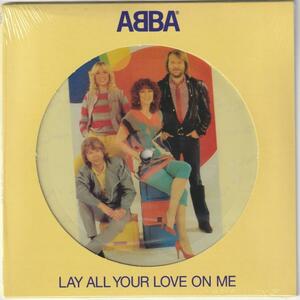 新品　ABBA　アバ　Lay All Your Love On Me　限定プレス EU盤 ピクチャー7”レコード