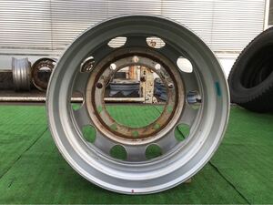 ★中古品★TOPY 22.5×8.25 ISO方式 スチールホイール 10穴　972-6-3000