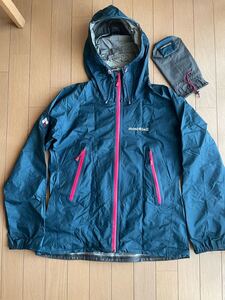 mont-bell GORE-TEX 防水 透湿 軽量 モンベル ゴアテックス 1128533 ストームクルーザー ジャケット レディース Mサイズ