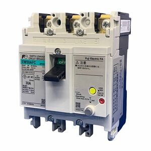 電灯分電盤用漏電遮断器 表面形(ねじ端子)AC100-200V 30mA EW50AFC-3P030A