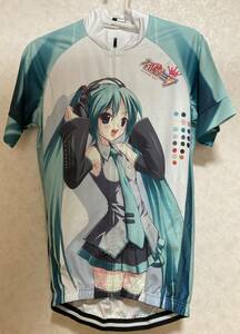 【未使用新品】 初音ミク サイクルジャージ 自転車 ウェア メンズ 男性用 Mサイズ