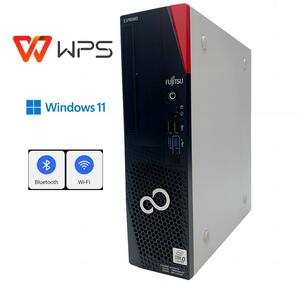 D362/富士通 D7010/CPU i3-10100/RAM 8GB(pC4-3200)/M.2 NVMe256GB+HDD 1TB/WIN11Pro/Office WPS/無線Wi-Fi+Bluetooth