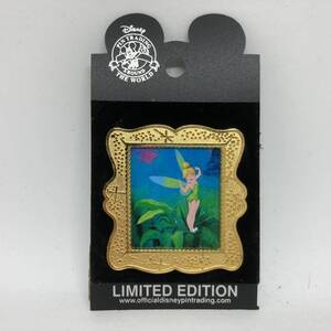 ♪♪ 204 DLR Disneyland アメリカ ピンバッジ フレーム ティンカーベル Eric Robison Tinker Bell #3 Gold Frame ピン 2003年