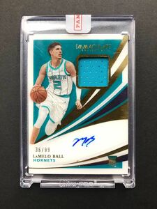 活躍中！【LaMelo Ball】2020-21 Panini Immaculate RPA 直書サイン Rookie Patch Auto #112/99！Roy！Hot！未開封！