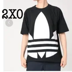 【adidas 】ビックロゴ半袖Tシャツ2 X Oブラック