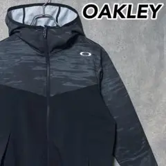 OAKLEY オークリー ロゴ フルジップ ナイロン パーカー