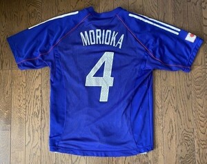 元サッカー日本代表　森岡隆三　ユニフォーム　インナーシャツ付き　メンズ　Mサイズ　adidas アディダス　日本製