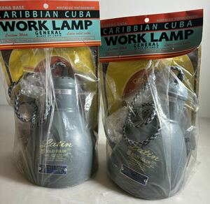 ★ 格安スタート！送料込み！HABANA BASE ペンダントランプ HPL004-BG 未開封 WORK LAMP ビンテージ風 照明　ライト　☆