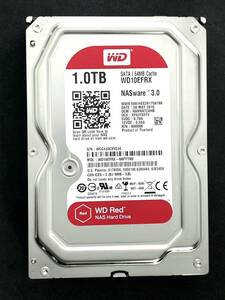 【送料無料】 ★ 1TB ★　WD Red　/　WD10EFRX 【使用時間：23ｈ】2015年製 新品同様 3.5インチ内蔵HDD WesternDigital RED AVコマンド対応