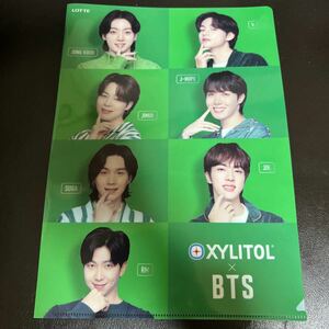 LOTTE XYLITOL×BTS クリアファイル ロッテ キシリトール× BTS