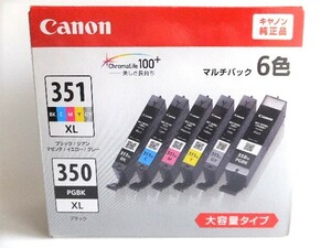 Canon純正インク　BCI-351XL+350XL/6MP（大容量）新品6色マルチパック