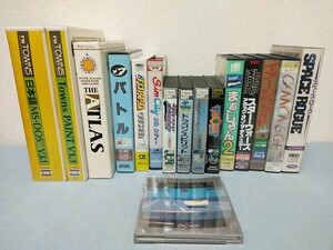 ns11 レトロ PCソフト まとめ 売り PC-9801 X68000 FMTowns ボスコニアン スペース・ローク ATLAS キャノンサイト バトル 動作未確認