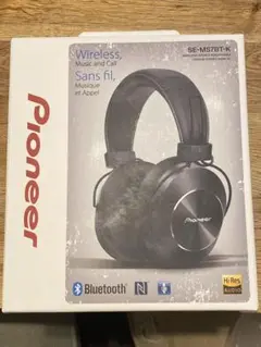 新品未開封！Pioneer SE-MS7BT-K ワイヤレスヘッドホン