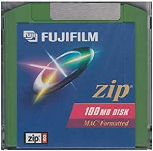 ZIPドライブ用（緑色）100MBメディア FUJIFILM ZIP MAC　未使用新品