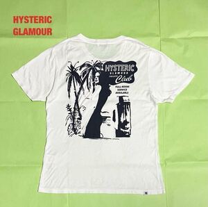 【人気】HYSTERIC GLAMOUR　ヒステリックグラマー　半袖Tシャツ　ヒスガール　ユニセックス　両面デザイン　胸ポケット　0252CT13