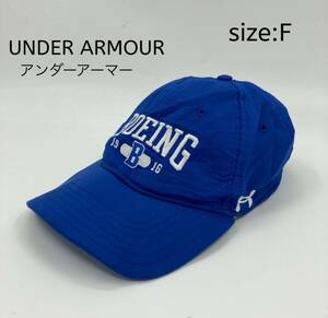 UNDER ARMOUR アンダーアーマー キャップ ブルー F