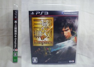 特典カード付！盤面美品！読込確認済●真・三国無双６エンパイア 真・三國無双６　Empires●PS3ゲームソフト