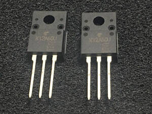 東芝　パワーMOSFET　TK12A60U　600V　12A　12個