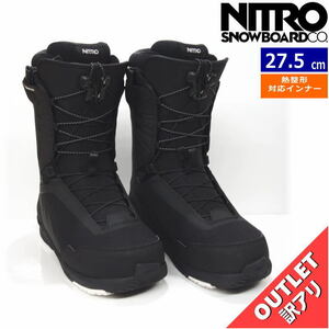 【OUTLET】24 NITRO DISCOVER TLS カラー:White Black 27.5cm ナイトロ ディスカバー メンズ スノーボードブーツ
