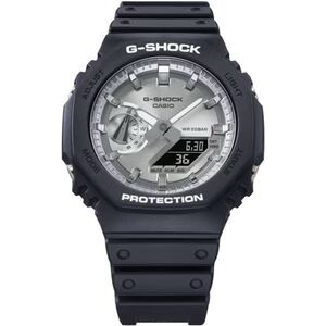 ☆送料無料★特価 新品 カシオ G-SHOCK 国内正規品 GA-2100SB-1AJF シルバー文字盤 メタリックブラック 薄型 カシオーク メンズ腕時計