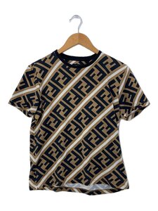 FENDI◆FENDI/Tシャツ/M/コットン/CML/総柄/FY0894 A7A8