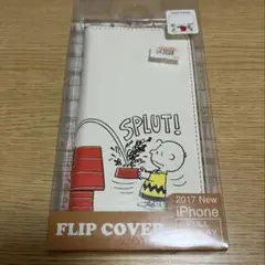 新品未開封スヌーピーiPhoneケース X/XS用 フリップ手帳型 SNOOPY