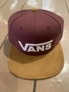 VANS ワインレッド スエードキャップ　サイズF