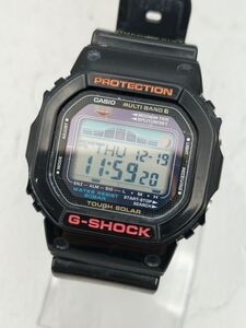 U432 1円～ 稼働品 カシオ CASIO ジーショック G-SHOCK G-LIDE GWX-5600 タフソーラー デジタル 腕時計 黒 ブラック メンズ