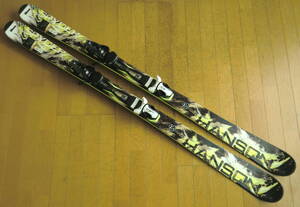 ■■送料無料■即決■HANSON■SPYDER 78■カービングスキー■163cm■ALL MOUNTAIN ROCKER■調整ビン付■WAX済■