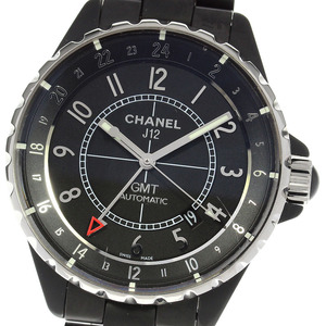 シャネル CHANEL H3101 J12 GMT マットブラック 自動巻き メンズ _819495