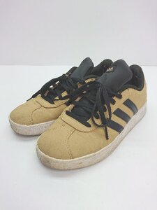 ◇ adidas アディダス VL Court 2.0 F36383 ローカット スニーカー サイズ23 ベージュ レディース E