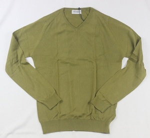 新品 John Smedley　ジョンスメドレー 最高級シーアイランドコットン Sサイズ WILLOW GREEN