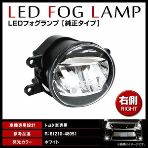 ランドクルーザー 200系 純正交換式 LED フォグランプユニット 新品社外品 右側 R